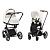 Коляска 2 в 1 Cybex Priam IV Rosegold Off White
